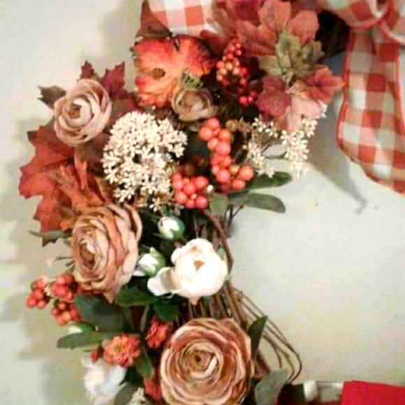 Hand Crafted Red Truck Wreath Farmhouse FINAL⦠- Picture 4 of 4